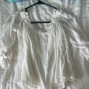 American eagle off the shoulder top